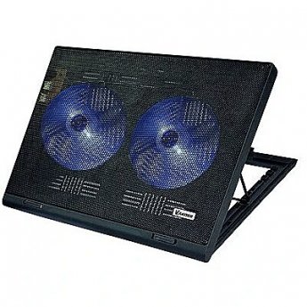 Vakoss LF-2463 notebook cooling pad 43.2 cm (17") Black