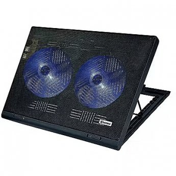 Vakoss LF-2463 notebook cooling pad 43.2 cm (17") Black