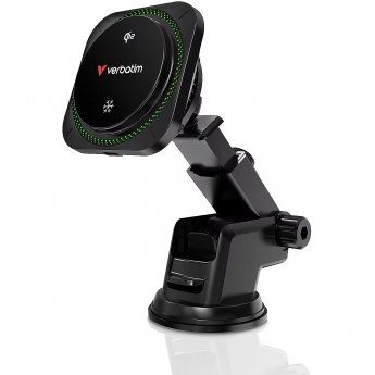 Verbatim Charge ´n´ Drive Qi2 - magnetisches kabelloses Autoladegerät, RGB
