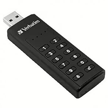 Verbatim Keypad Secure, 128GB, Black