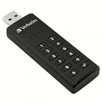 Verbatim Keypad Secure, 64GB, Black