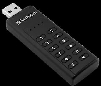 Verbatim Keypad Secure, 64GB, Black