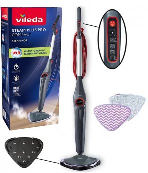 Vileda STEAM PLUS PRO COMPACT steam cleaner