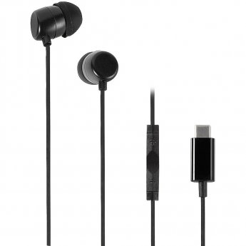 Vivanco Stereo Earbuds USB-C, Black