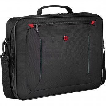 Wenger BQ Laptop Toploader, 16", Black