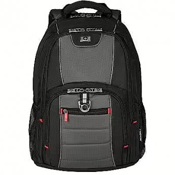 Wenger Pillar Backpack, 16", Black/Gray