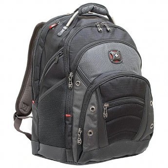 Wenger Synergy Backpack, 16", Gray/Black