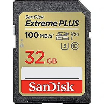 Western Digital Extreme Plus, SDHC, 32GB, Class 10, UHS-I, U3, V30