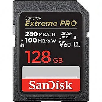Western Digital Extreme Pro, SDXC, 128GB, UHS-II, U3, V60