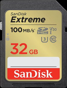 Western Digital Extreme, SDHC, 32GB, UHS-I, Class 10, U3, V30