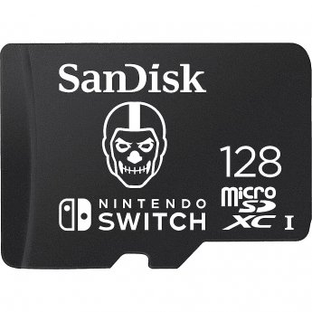 Western Digital Nintendo microSDXC, Fortnite Edition Skull Trooper, 128GB, Class 10