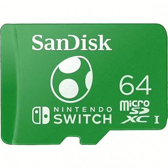 Western Digital Nintendo Switch Yosi Edition, microSDXC, 64GB, UHS-I, U3, V30