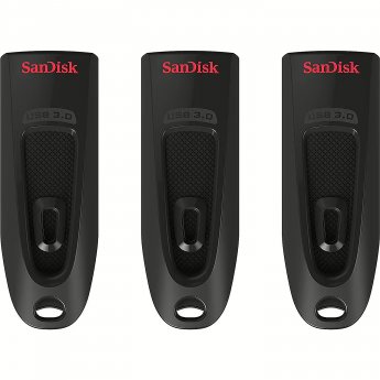 Western Digital Ultra, 64GB, 3Pack, Black