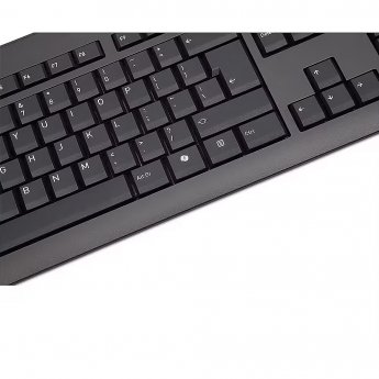Wortmann TERRA Keyboard 1500 Corded [US/EU] USB black Copilot QWERTY, 105 Tasten, kabelgebunden, 1,80m
