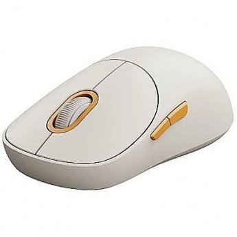 Xiaomi Mouse 3, Wireless Mouse, White/Orange
