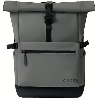 Xiaomi Roll Top Casual Backpack, 15.6", Grey