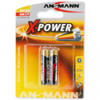 X-Power baterijas, Micro, AAA, LR03, 2 gab.
