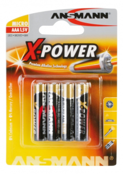 X-Power baterijas, Micro, AAA, LR03, 4 gab.