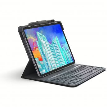 ZAGG KEYBOARD MESSENGER FOLIO 2 APPLE IPAD 10.9 10TH GEN CHARCOA