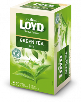 Zaļā tēja LOYD, 20x1,7 g
