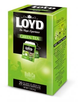 Zaļā tēja LOYD FS  20 maisiņi x 1.7 g paciņā