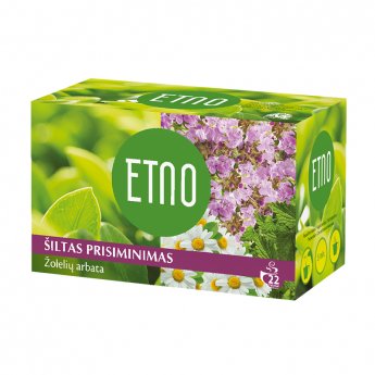 Zāļu tēja ETNO Tea Warm Reminiscence, 1,5gx20