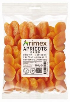 Žāvētas aprikozes ARIMEX, 500g