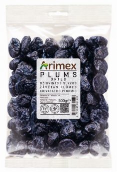 Žāvētas plūmes ARIMEX Ashlock, 500g