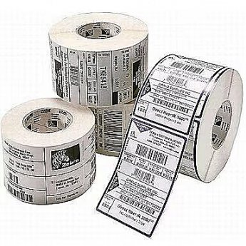 Zebra POLYPRO 3000T GLOSS 25MM CORE PERMANENT ADH 102X51MM BOX OF 4