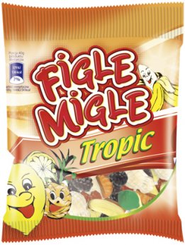 Želejkonfektes FIGLE MIGLE Tropic, 80g