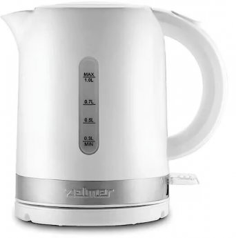 Zelmer ZCK7018 1-litre 1500W electric kettle, white