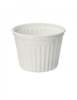 Zupas bļodas To Go, vienreizl., PP, balts, D11,5 cm, 500ml, 0.368kg, 25gab